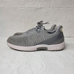 OrthoFeet Yari Handsfree Orthopedic Shoes Mens 11.5 D Low‎ Top Lace Up Gray